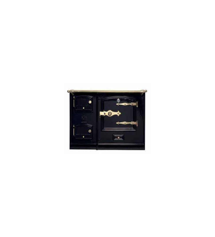 Cocina de obra de hierro fundido - esmaltado en negro