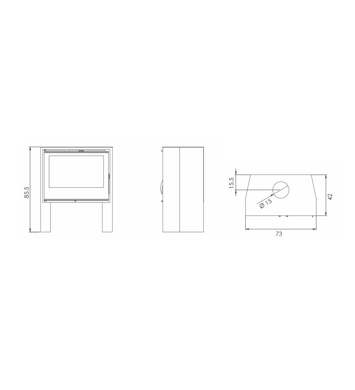 Plan de mesure Carbel Ares Cristal