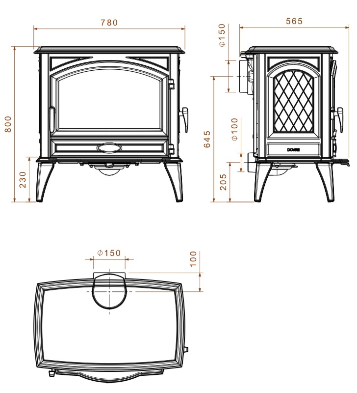 Piano di misurazione Dovre 760WD