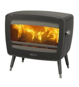 Moderne retro design houtkachel