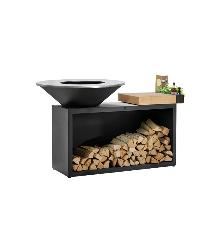 Ofyr Isla 100 Noir avec planche en bois