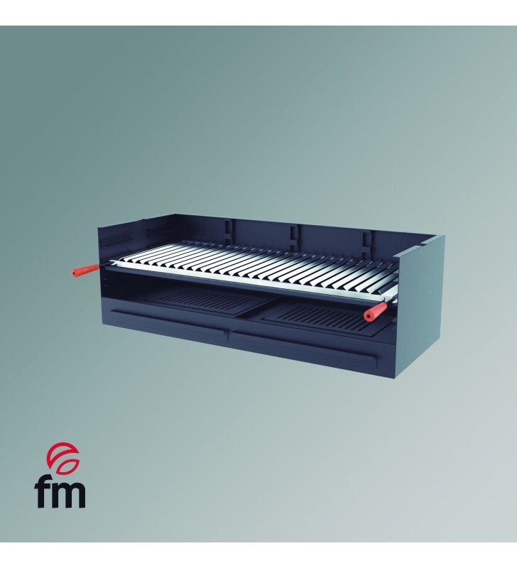 BARBACOA DE CARBON Y LEÑA BV-100 FM