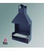 Barbecue a carbone e legna, parabrezza e cappa BV-82 FM