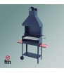 CHARCOAL AND WOOD BURNER BARBECUE WITH BVE-84 LIFT