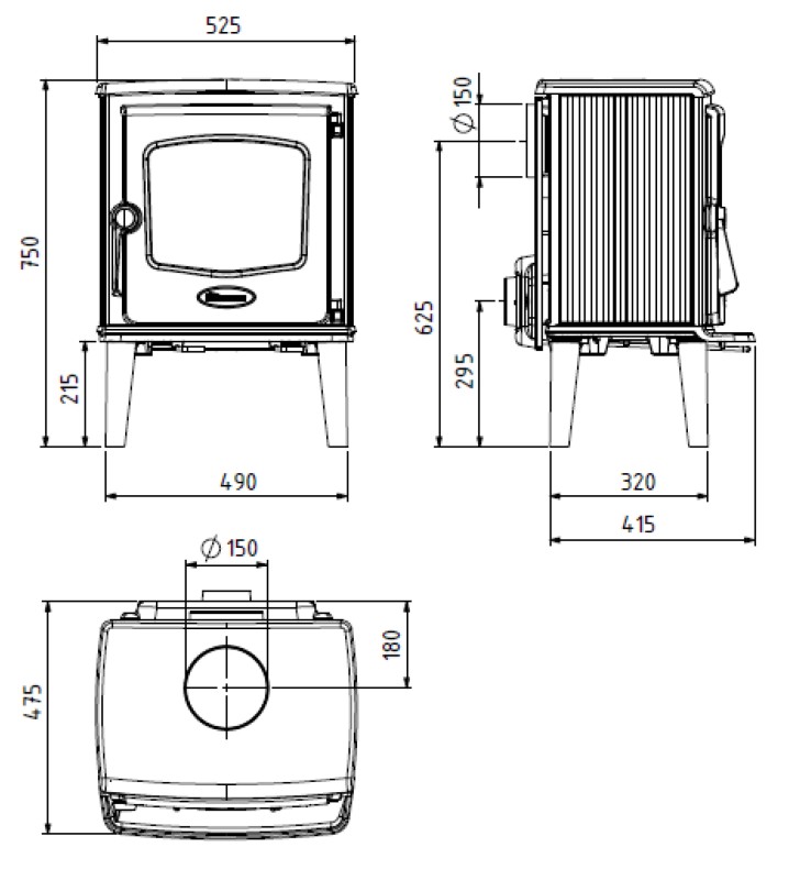 Plano de medição Dovre 525 CB