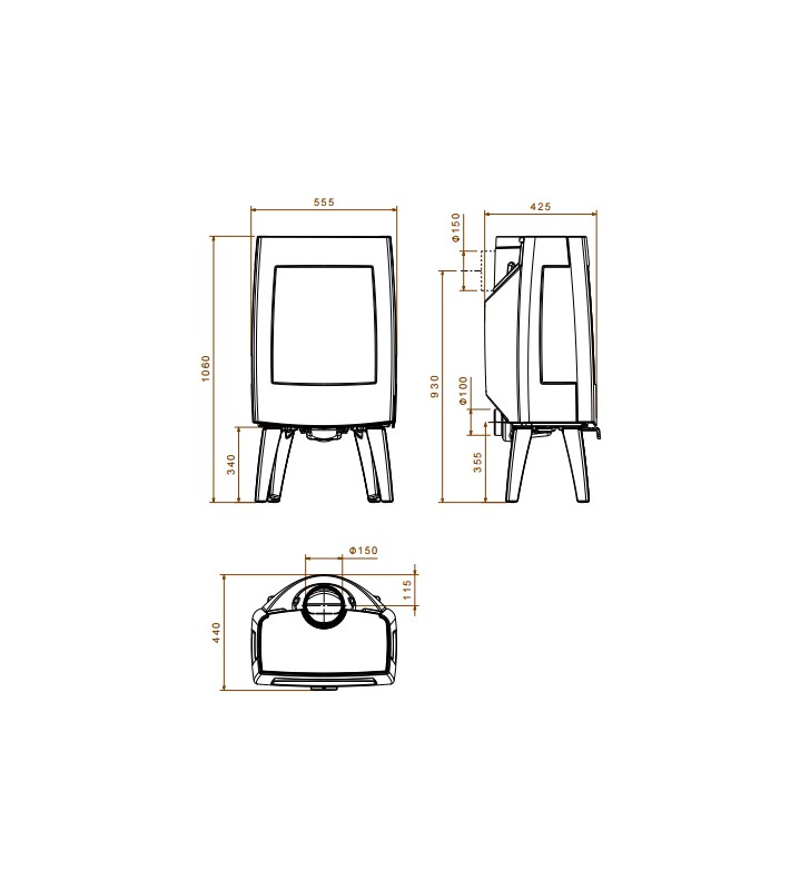 Plan de mesure du Dovre Sense 303