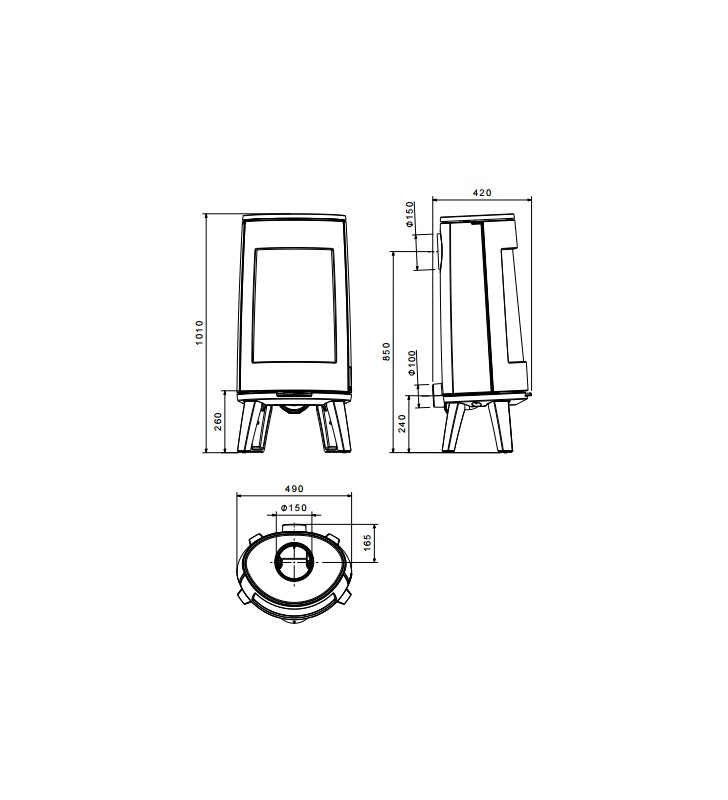 Plan de mesure Dovre Bold 300