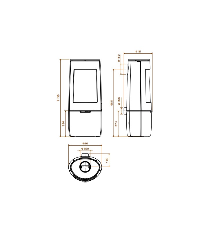 Dovre Bold 400 Dimensional Drawing