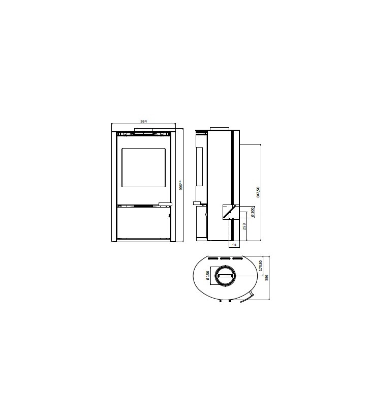 ILD Jotul 9 Piano di misurazione ECO