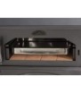 Oven with refractory brick and 480x400x60mm stainless steel tray.