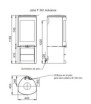 Plano de medidas Jotul F361 V2 Advance BP