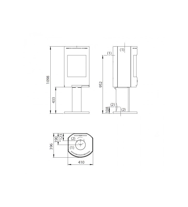 Plano de medidas Jotul F136