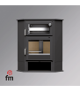 Stufa a legna CH-8 R con forno FM