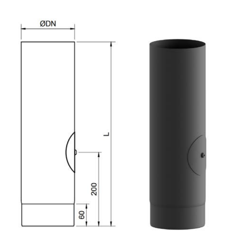 Ευθύγραμμη μονάδα 1000 mm με επιθεώρηση Exoleña Premium