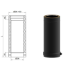 Gerades Modul 1000 mm Exoblack DW