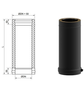 Modulo dritto 500 mm...