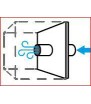 Kit mit externem Lufteinlass. Zum wasserdichten Umrüsten.
