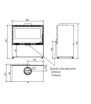 Ferlux Enya 90 Wood Burner Measurement Plan