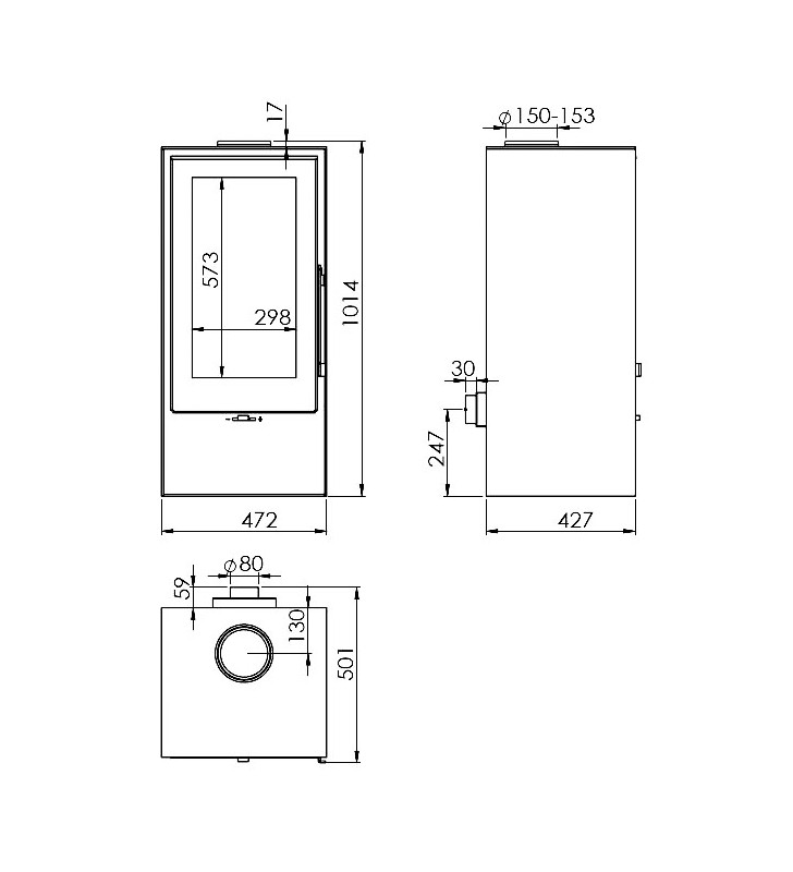 Kunst Willow Stand measurement plan