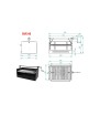 Ψησταριά με κάρβουνα και ξύλα με ανελκυστήρα BVE-60 FM