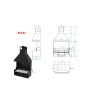 Barbecue a carbone e legna con elevatore BVE-82 FM