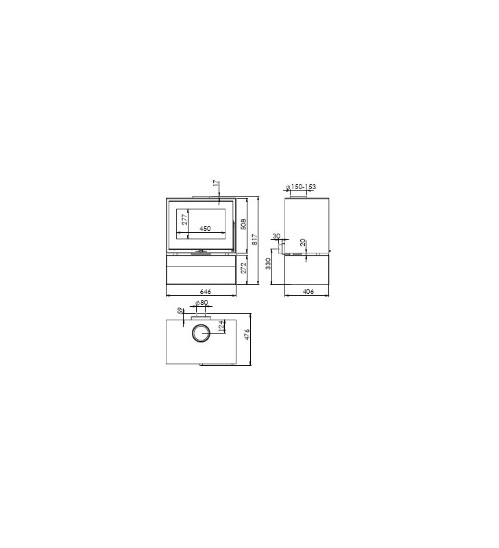 Plano de medidas Kunst Wengué Store