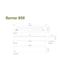 Bruciatore a bioetanolo Lacunza Burner 800