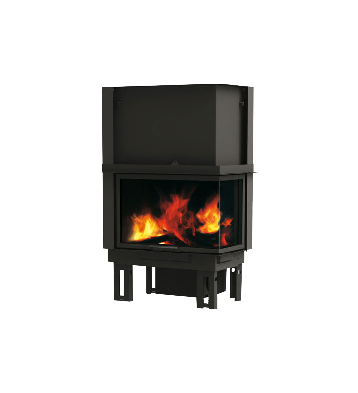 Ξυλόσομπα Firek 2 με γυάλινη πλευρά Ek63