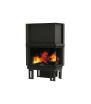 Ξυλόσομπα Firek 2 με γυάλινη πλευρά Ek63