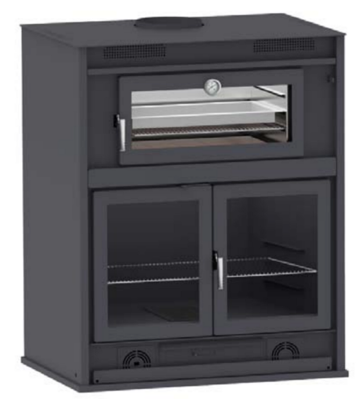 Barbecue à charbon et à bois BHE-100 HP