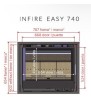 IF 740 EASY chimenea insertable de leña Bodart & Gonay