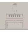 Caminetto elettrico Elcofire Motion 1100