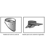 Salida para aire caliente regulable Linea Smart BODART & GONAY
