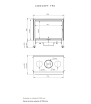 CONCEITO 790 Lareira a lenha (Um lado) BODART & GONAY