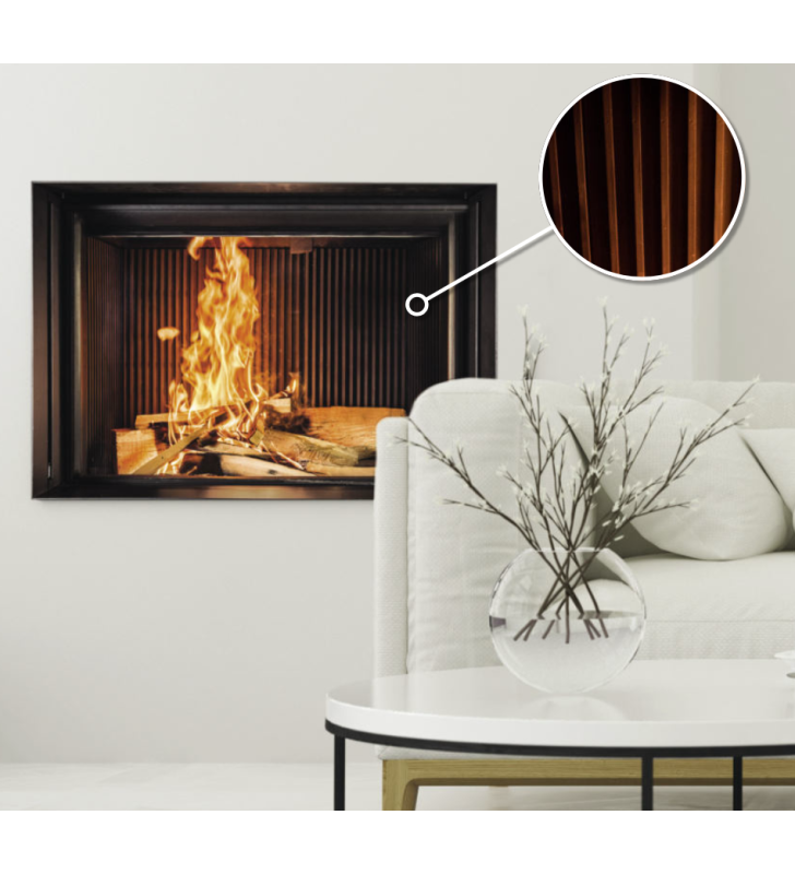 CONCEPT 790 Chimenea de leña (Una cara) BODART & GONAY