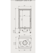 CONCEPT 540V DF Chimenea de leña Bodart y Gonay