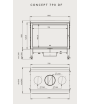 Τζάκι ξύλου CONCEPT 790 DF Bodart & Gonay