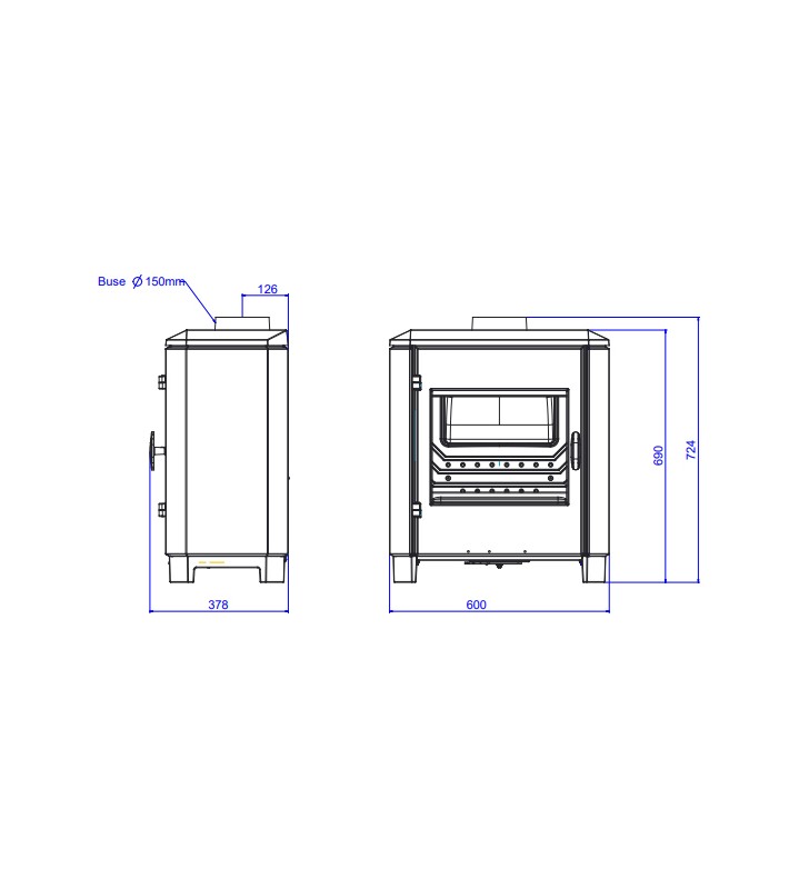 Plan de mesure Invicta Carolo Zen