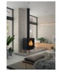Invicta Kazan Zen em preto e com pernas de madeira