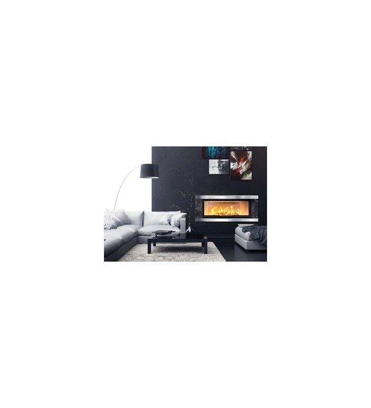 Albero AL120x43G Frontal Chimenea de Leña Hitze