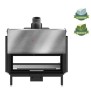 Ardente Duo 120 Chimenea de Leña Doble Cara Hitze