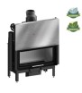 Ardente 90x41 G Frontal Chimenea de Leña Hitze