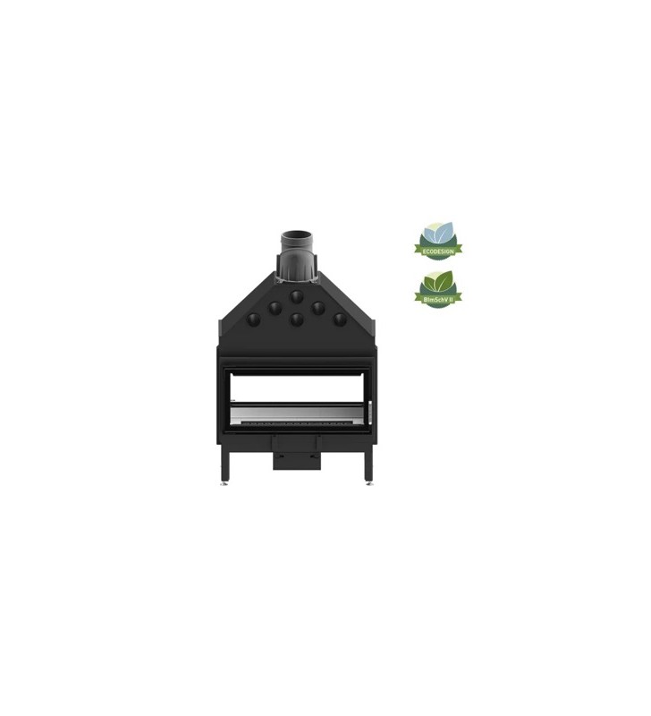 Τζάκι Ξύλου Ardente Duo 90x41 Dss Διπλής Όψης Hitze