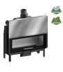 Ardente 120x43 G Frontal Chimenea de Leña Hitze