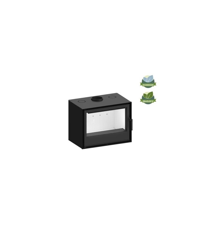 Τζάκι Ξύλου Cube 700 Frontal Hitze