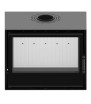 Cubo F 700F Con Pie Y Banco 130 Chimenea de Leña Hitze
