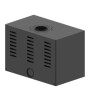 Cubo F 800F Con Pie Y Banco 130 Chimenea de Leña Hitze