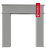 Consola chimenea TWIST blanco autoensamblado