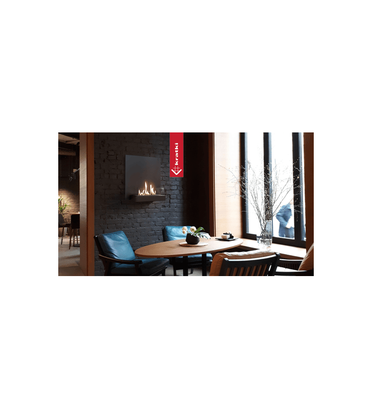 Portal Bioethanol Fireplace PLANK TÜV set