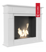 Chimenea Bioetanol de Portal NOVEMBER TÜV blanco